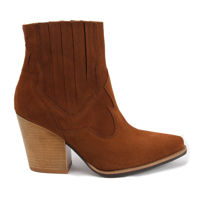 Red leather cowboy boots BOTIMO