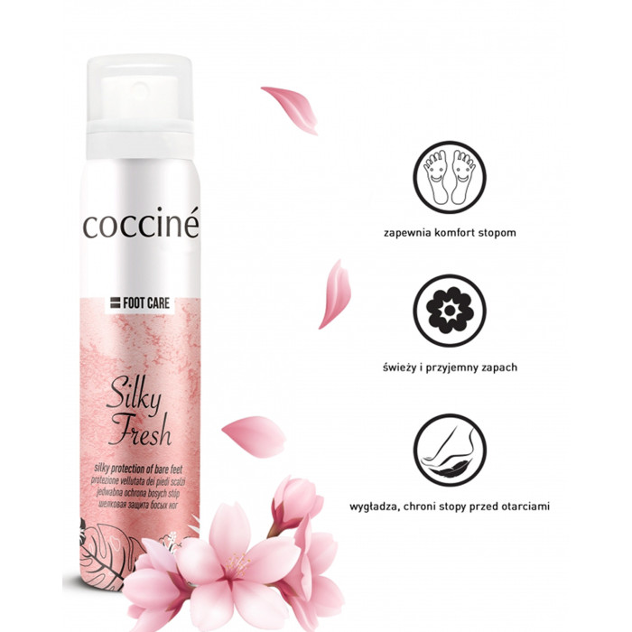 Jedwab do stóp w sprayu