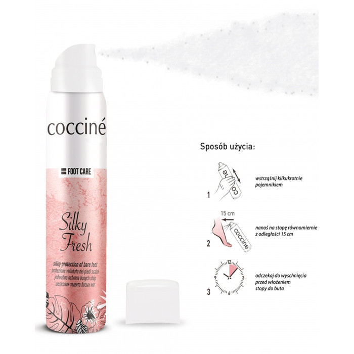 Jedwab do stóp w sprayu