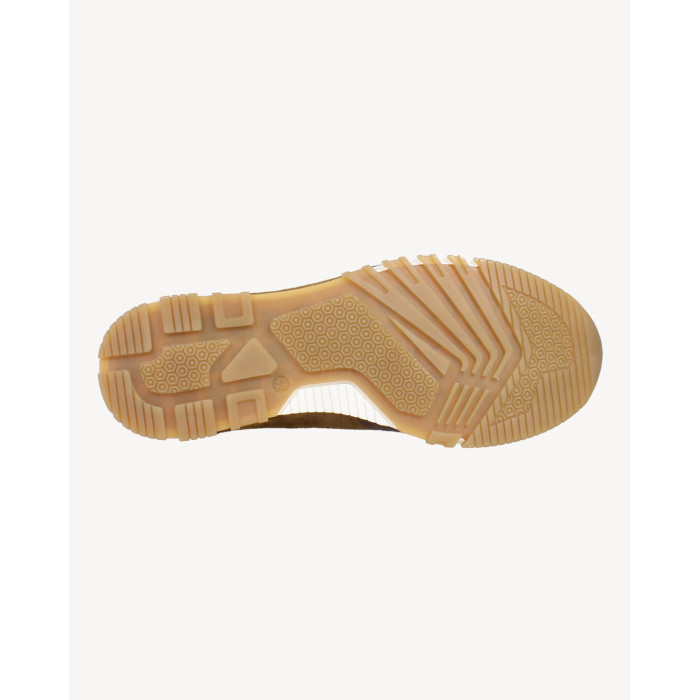 Red sneakers for men velour leather