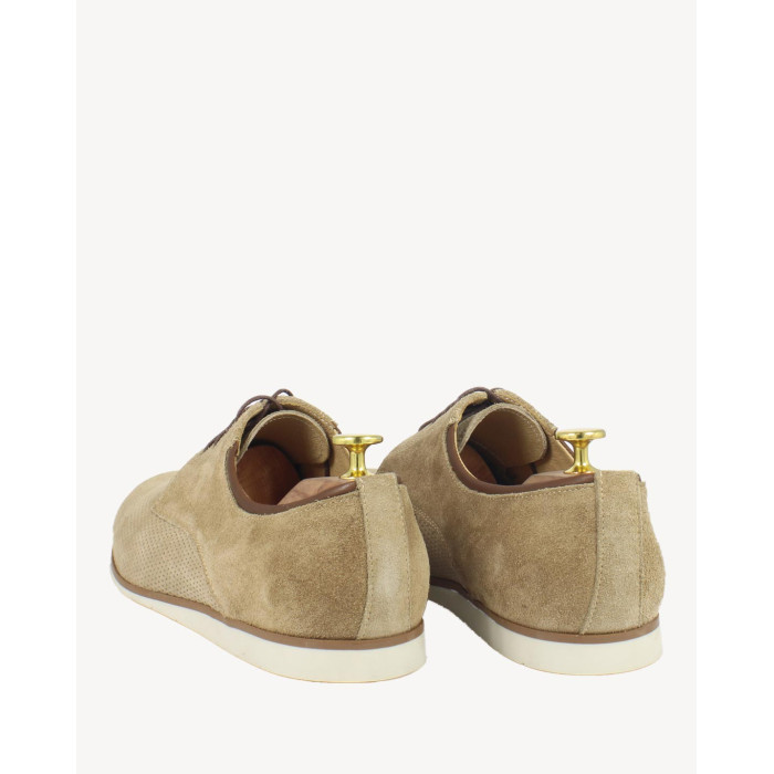 Beige elegant breathable half shoes