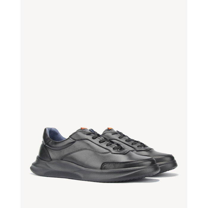 Czarne sneakersy męskie skóra licowa BOTIMO