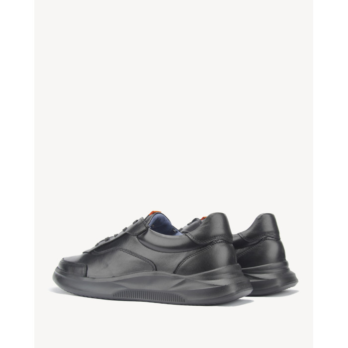 Czarne sneakersy męskie skóra licowa BOTIMO