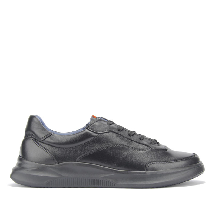Czarne sneakersy męskie skóra licowa BOTIMO