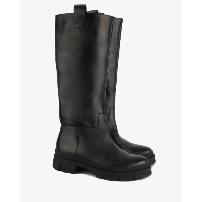 Czarne kozaki skórzane BOTIMO