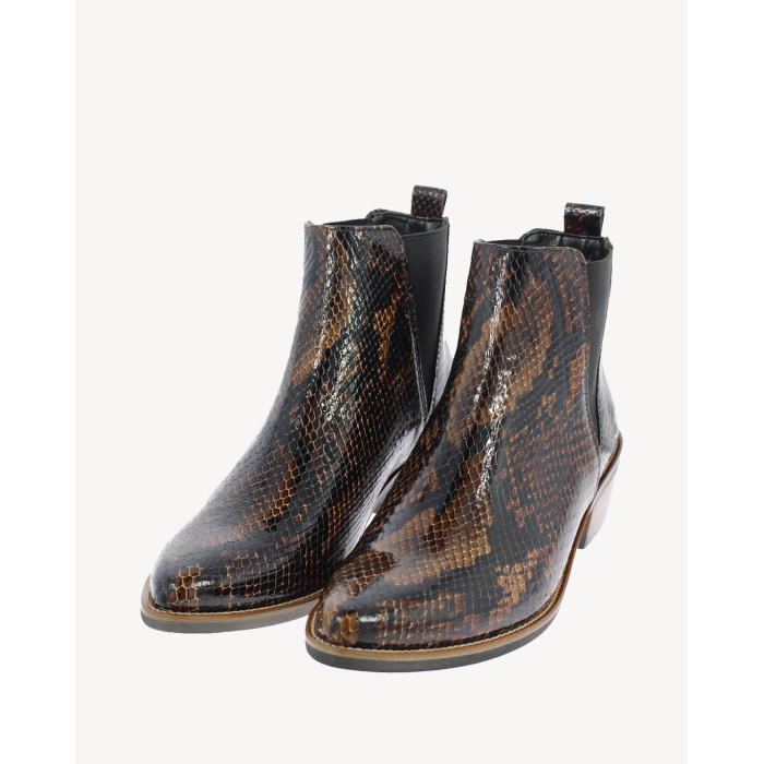 Botki we wzór krokodyla