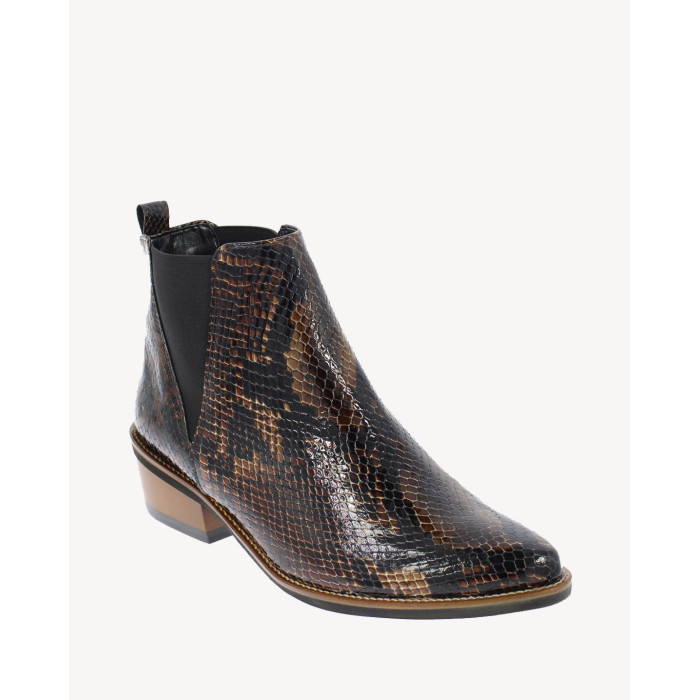 Botki we wzór krokodyla