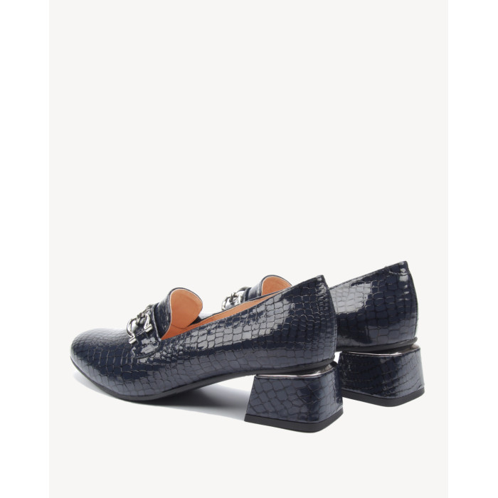 Navy blue moccasins STAGÓRS
