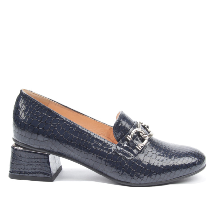 Navy blue moccasins STAGÓRS