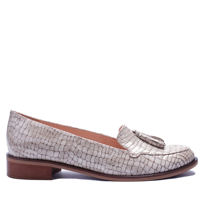 Beige moccasins STAGÓRS