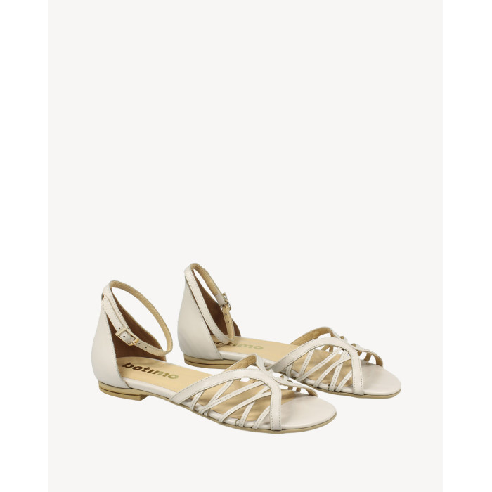 Beżowe sandały ze skóry naturalnej