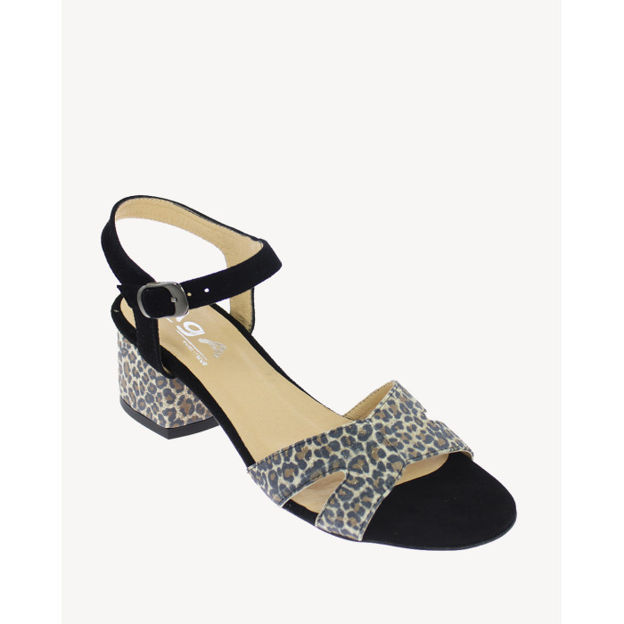 Black Heeled Sandals AGA