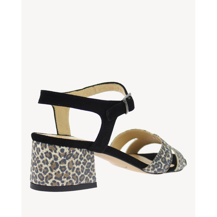 Black Heeled Sandals AGA