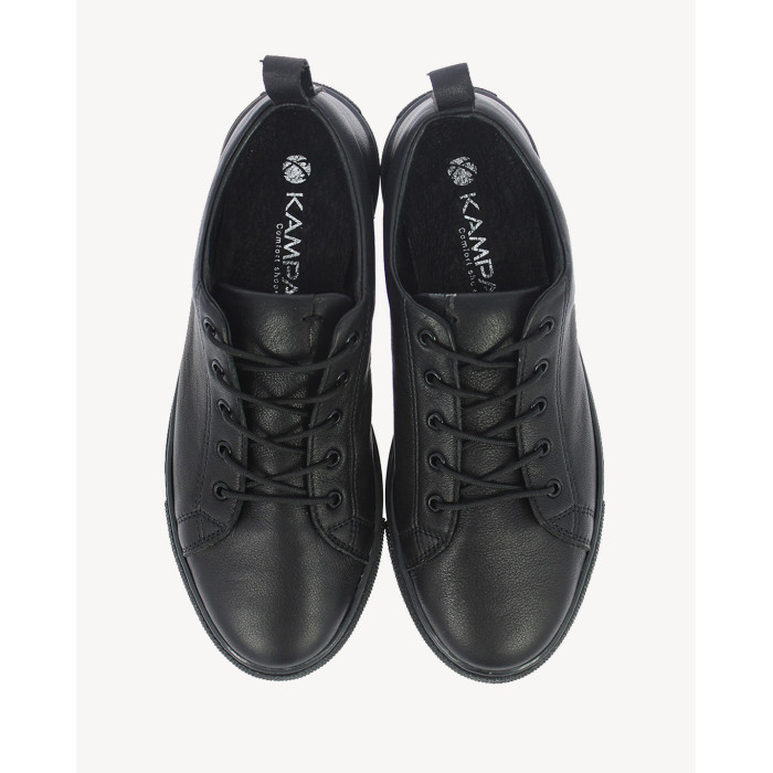 Czarne trampki KAMPA