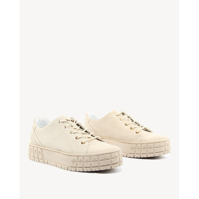 Beige sneakers on high sole BOTIMO 35