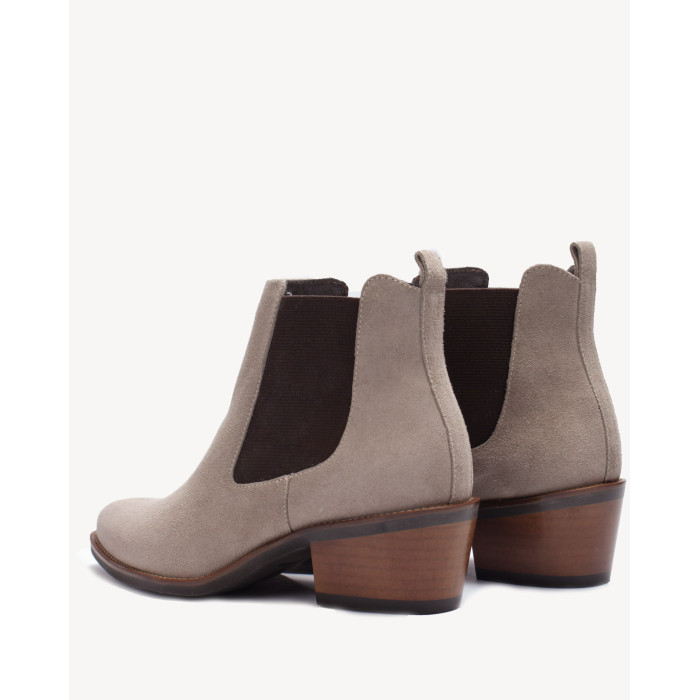 Grey Velour leather slippers BOTIMO