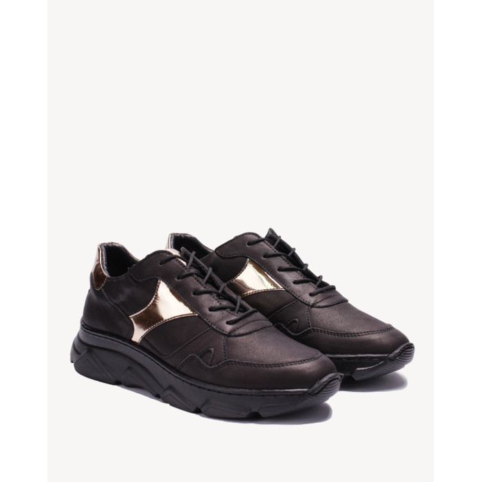 Czarne półbuty sportowe