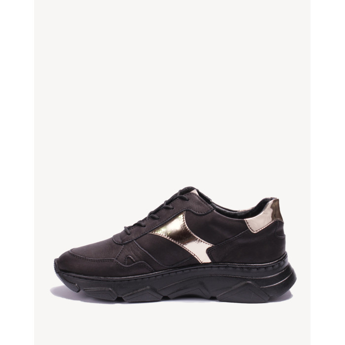 Czarne półbuty sportowe