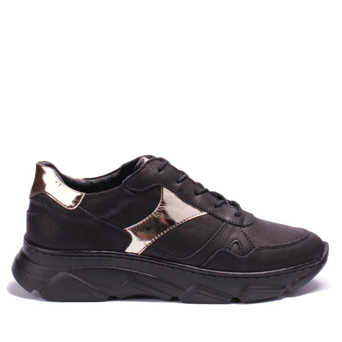 Czarne półbuty sportowe