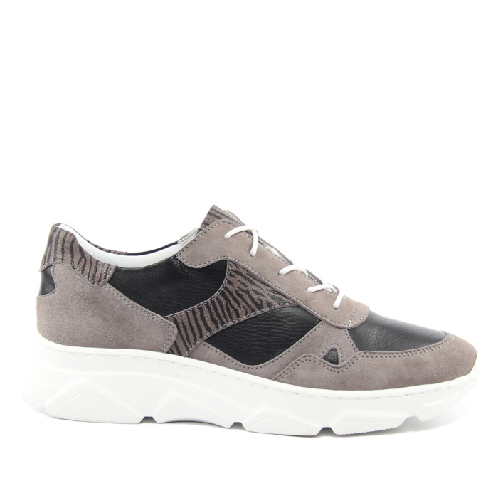 Szare sneakersy skórzane BOTIMO