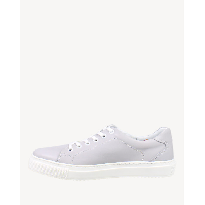 Lilac leather sneakers