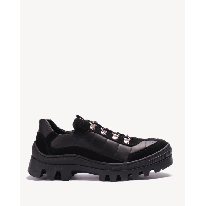 Black leather sneakers BOTIMO