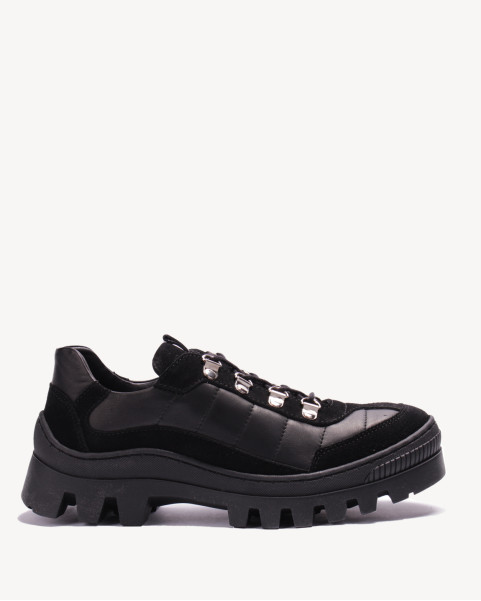 Black leather sneakers BOTIMO