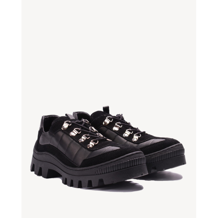 Black leather sneakers BOTIMO