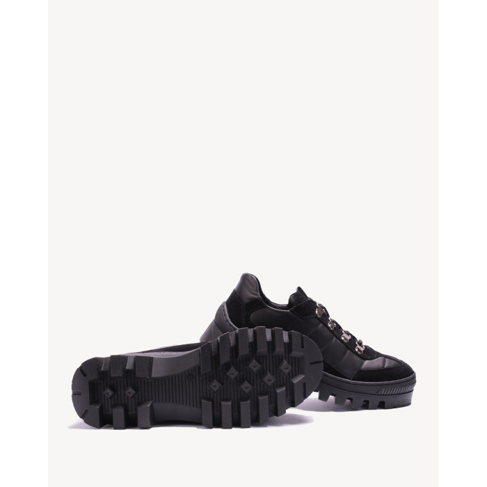 Black leather sneakers BOTIMO