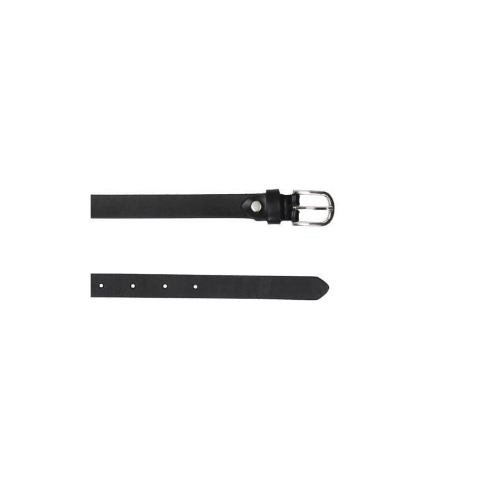 Pasek skórzany czarny