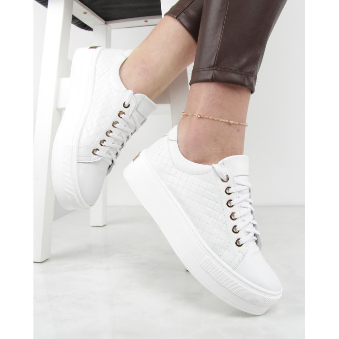 White sneakers genuine leather BOTIMO