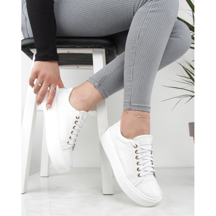 White sneakers genuine leather BOTIMO