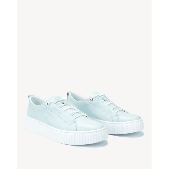 Blue sneakers on high sole BOTIMO