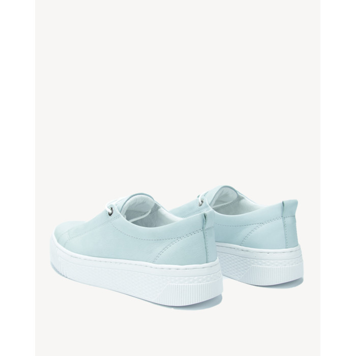 Blue sneakers on high sole BOTIMO