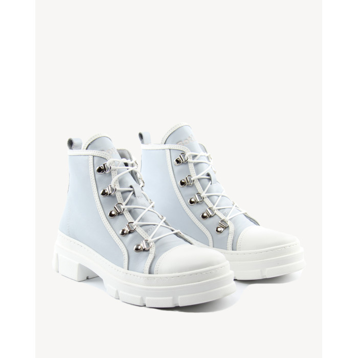Blue summer boots grain leather BOTIMO