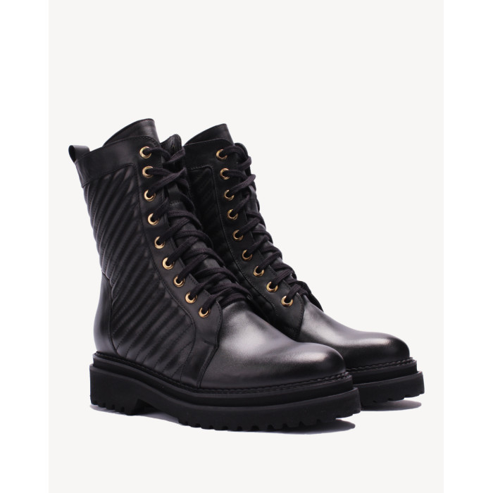 Black patent leather boots BOTIMO