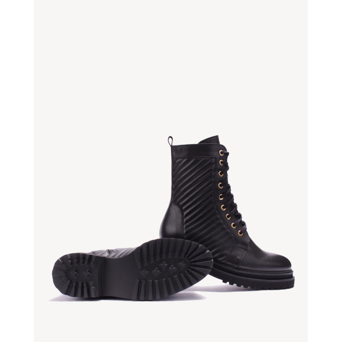 Black patent leather boots BOTIMO