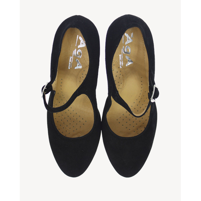 Czarne czółenka AGA