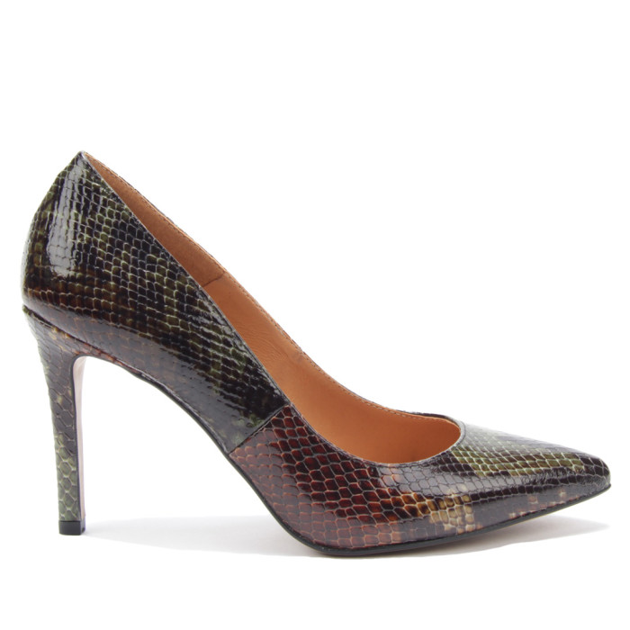 Szpilki we wzór krokodyla STAGÓRS