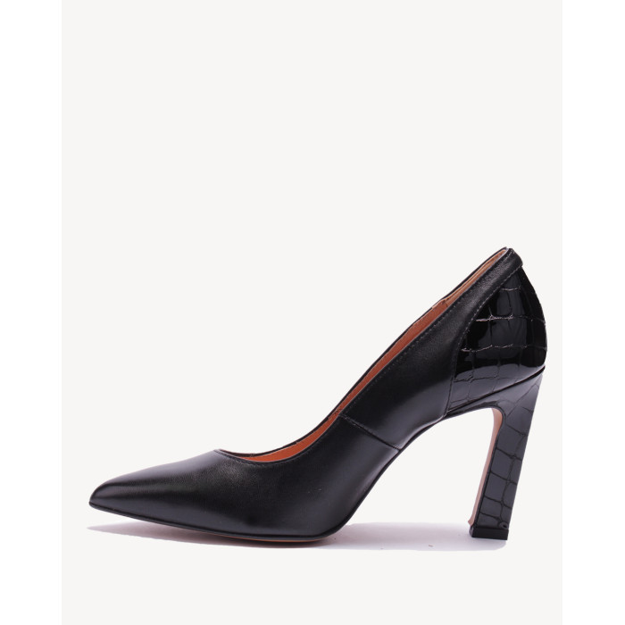 Black stilettos grain leather BOTIMO