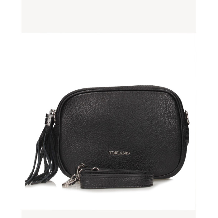 Listonoszka skórzana z frędzelkiem