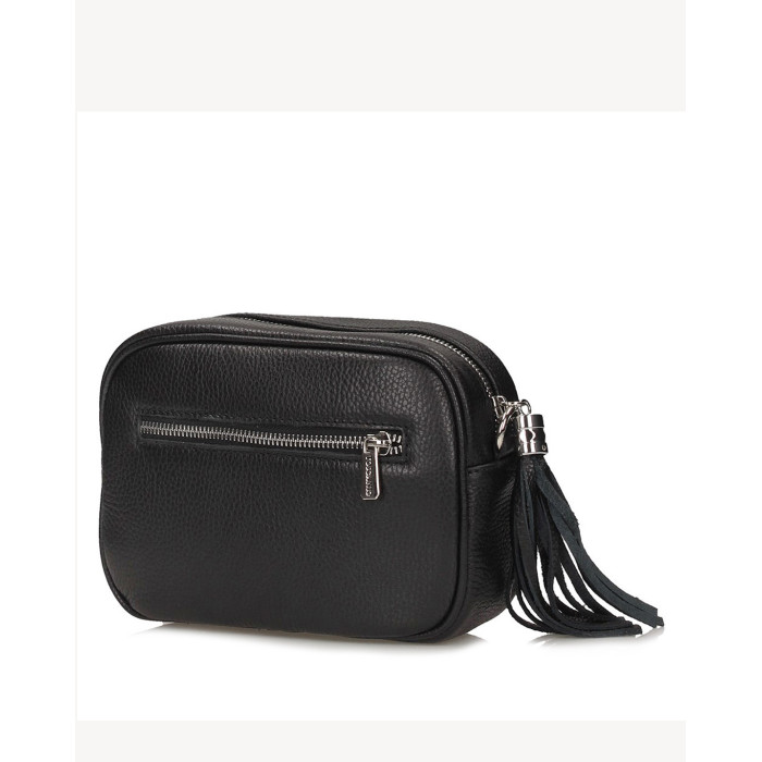 Listonoszka skórzana z frędzelkiem