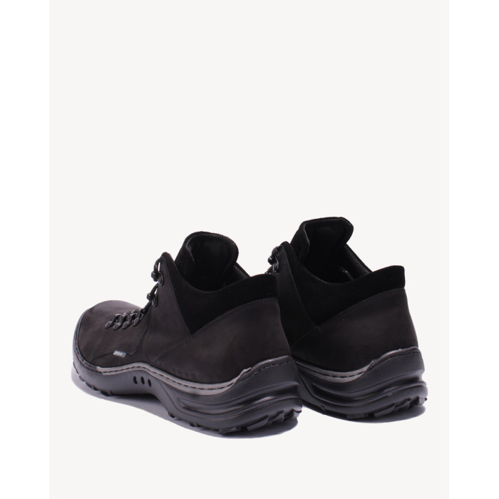 Men's black trekking boots BOTIMO