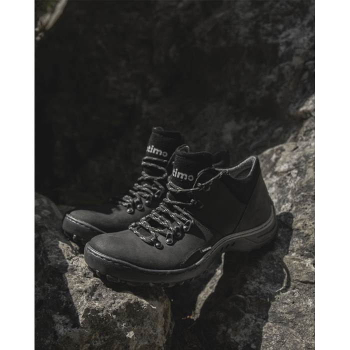 Men's black trekking boots BOTIMO