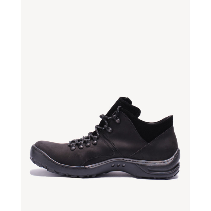 Men's black trekking boots BOTIMO