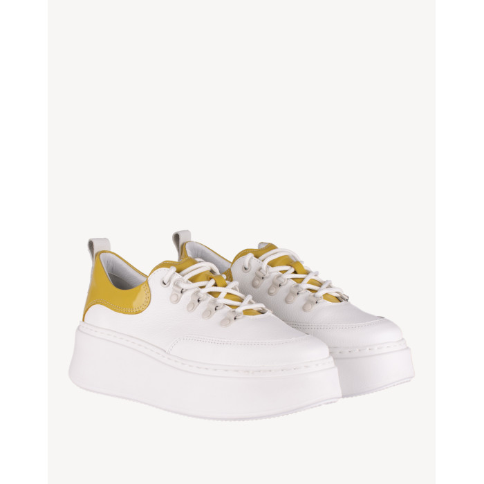 Białe sneakersy skórzane BOTIMO