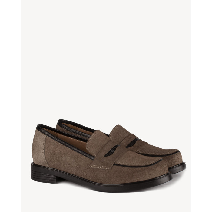 Brown leather moccasin BOTIMO