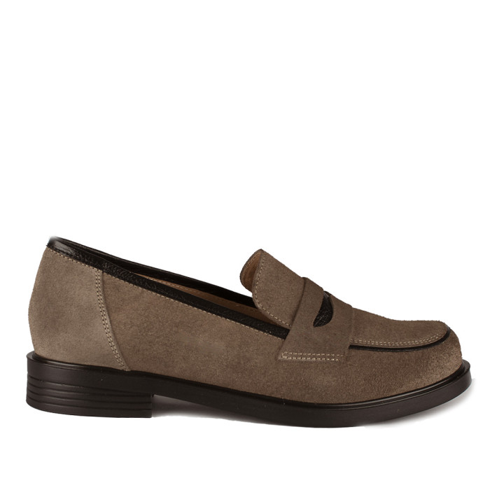 Brown leather moccasin BOTIMO