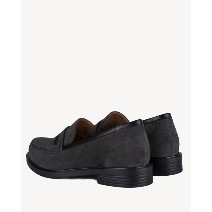 Ash leather moccasin BOTIMO