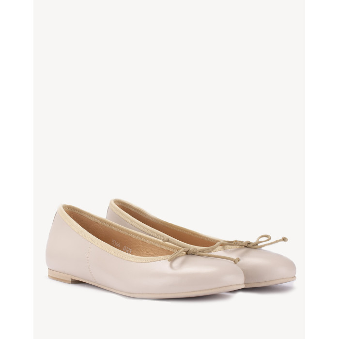 Beżowe wygodne baleriny BOTIMO